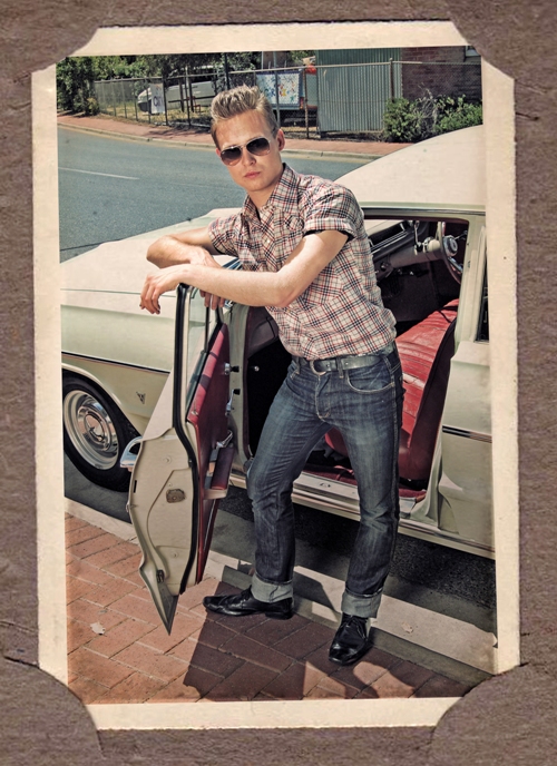 Rockabilly Chevy Joel Rockabilly with the Chevy