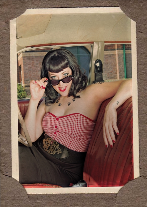 Rockabilly Makeup Gemma Rockabilly with the Chevy