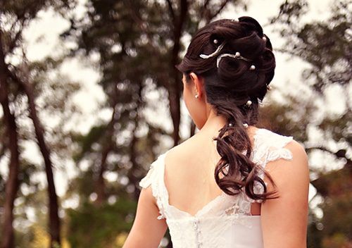 Bridal hair Runway inspired wedding hair