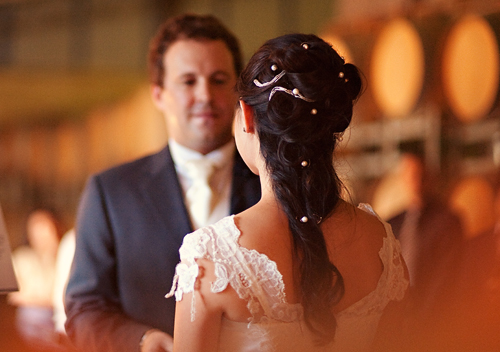 Bridal hairstyle Runway inspired wedding hair