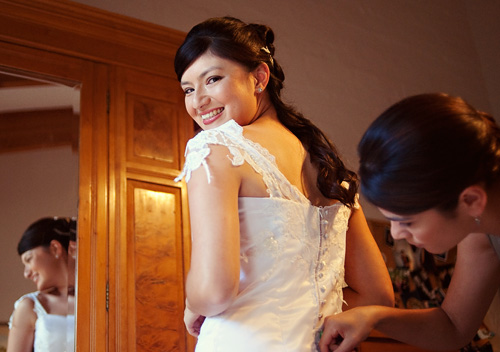 Wedding hair Runway inspired wedding hair